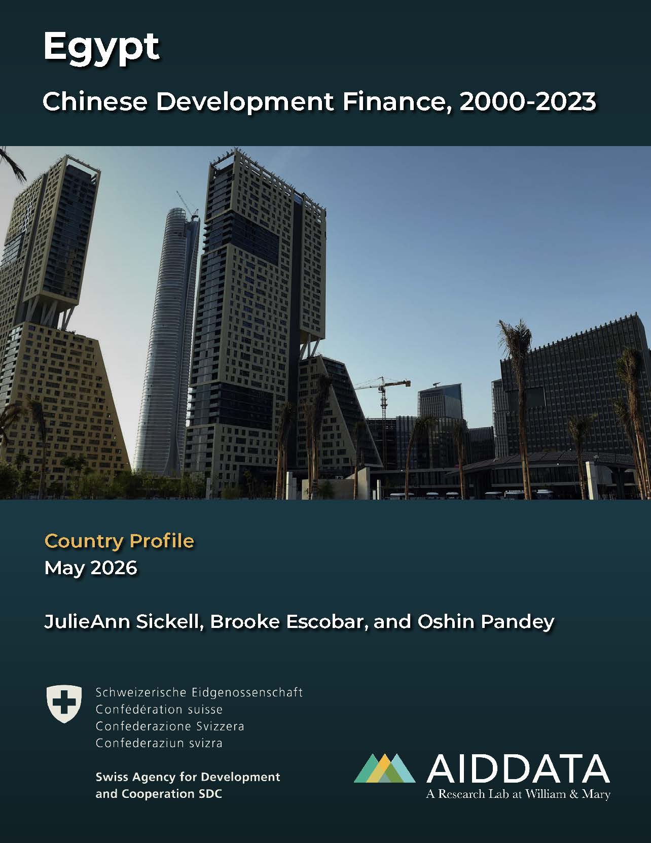 ビジネス・経済 World Finance and Economic Stability AidData | Egypt Profile of Chinese Development Finance, 2000-2023